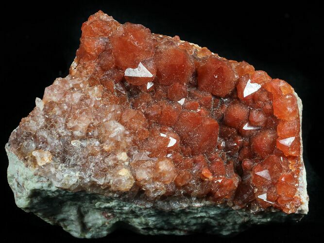 Natural, Red Quartz Cluster - Morocco #57092